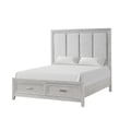 Fiona 5/0 Queen Bed, Mist Gray