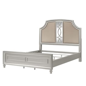 New Classic Furniture Reflections Gray Silver King Bed