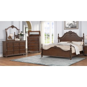 New Classic Furniture Vienna Cherry 4pc Queen Bedroom Set B-DR-MR-CH