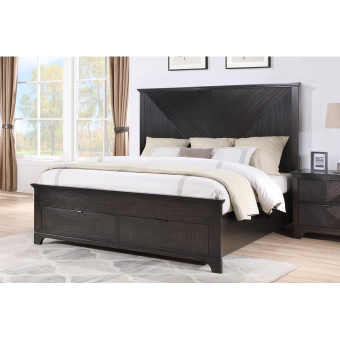 New Classic Furniture Seneca Falls Coffee Cal King Bed NCF-00-5115-200