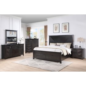 New Classic Furniture Seneca Falls Coffee 6pc King Bedroom Set B-DR-MR-CH-2...