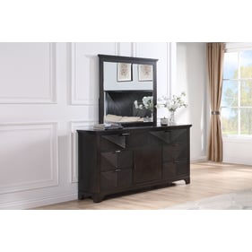 New Classic Furniture Seneca Falls Coffee Dresser and Mirror