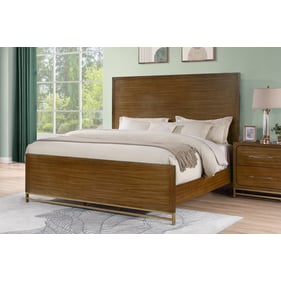 New Classic Furniture Silhouette Walnut King Bed