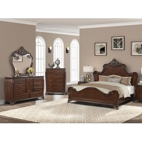 New Classic Furniture Montecito Cherry 4pc Queen Bedroom Set B-DR-MR-CH