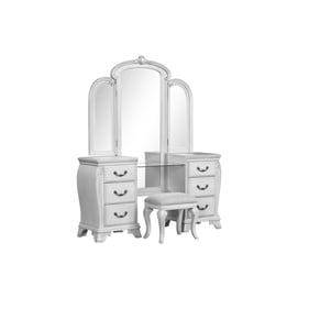 New Classic Furniture Cambria Hills Gray 3pc Vanity Set