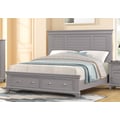 Jamestown 5/0 Q Storage Footboard & Slats- Gray