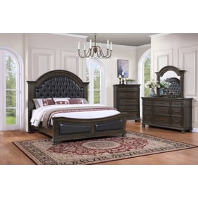 New Classic Furniture Balboa Brown 4pc King Bedroom Set B-DR-MR-CH