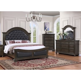 New Classic Furniture Balboa Brown 4pc Cal King Bedroom Set B-DR-MR-CH