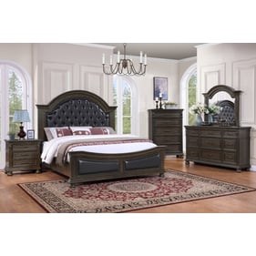 New Classic Furniture Balboa Brown 6pc Cal King Bedroom Set B-DR-MR-CH-2NS