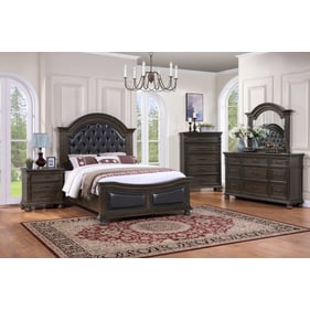 New Classic Furniture Balboa Brown 5pc Queen Bedroom Set B-DR-MR-CH-NS