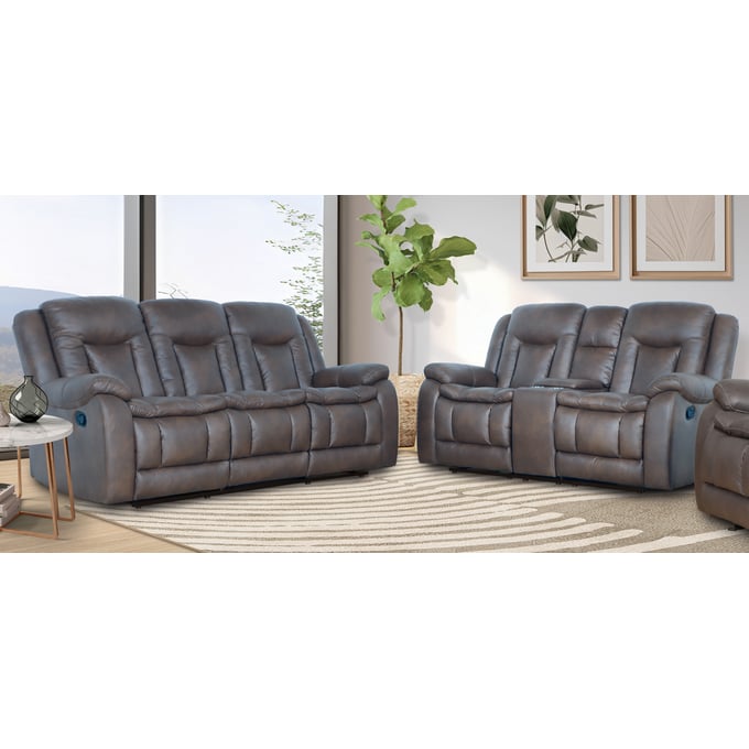 New Classic Furniture Morello Gray 2pc Living Room Set NCF-20-2505-2NP