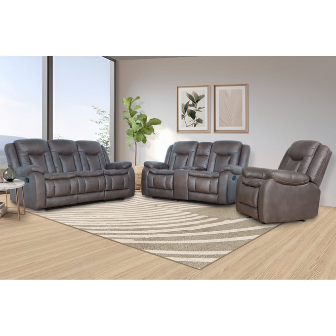 New Classic Furniture Morello Gray 3pc Living Room Set NCF-20-2505G-3NP