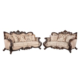 New Classic Furniture Constantine Cherry 2pc Living Room Set