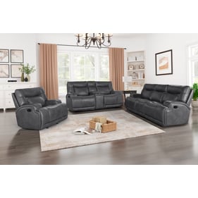 New Classic Furniture Titan Gray 3pc Living Room Set