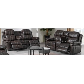 New Classic Furniture Kellen Brown 2pc Power Living Room Set SF-LV