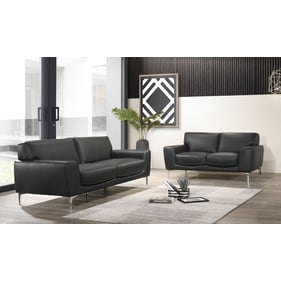 New Classic Furniture Carrara Black 2pc Living Room Set