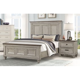 New Classic Furniture Mariana Vintage Creme 4pc Bedroom Set With Queen Bed