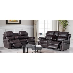 New Classic Furniture Sierra Brown 2pc Living Room Set PSF-PLV