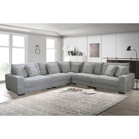 New Classic Furniture Embrace Gray 5pc Sectional