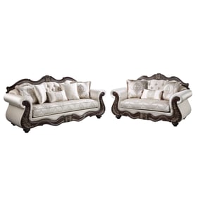 New Classic Furniture Palazzo Marina Champagne 2pc Living Room Set SF-LV