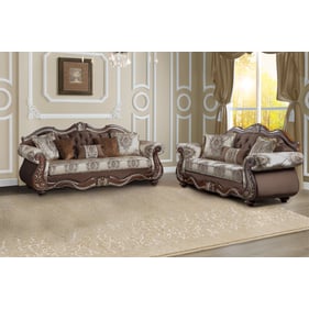 New Classic Furniture Montecito Brown 2pc Living Room Set SF-LV