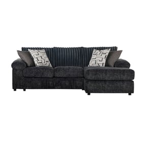 New Classic Furniture Remi Charcoal Gray 2pc Chaise Sectional