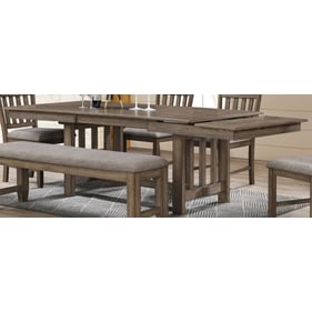 New Classic Furniture Harrisburg Walnut 9pc Dining Room Set