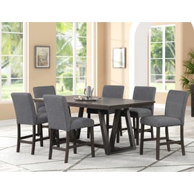 New Classic Furniture High Line Coffee Gray 7pc Dining Room Set