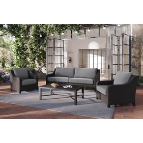 New Classic Furniture Skye Gray 4pc Outdoor Seating Set