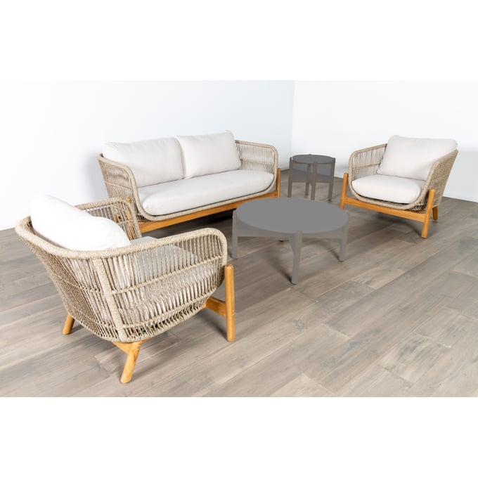 New Classic Furniture Solstice Beige 3pc Outdoor Seating Set NCF-60-823-3P