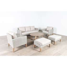 New Classic Furniture Carezza Gray 6pc Outdoor Seating Set