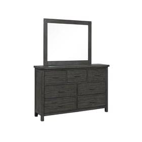 New Classic Furniture Galleon Gray Dresser and Mirror