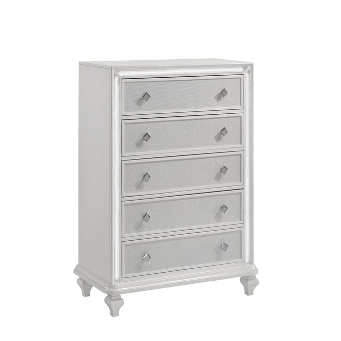 New Classic Furniture Stardust White Chest NCF-B1583-070