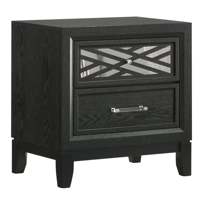 New Classic Furniture Obsidian Black Nightstand NCF-B1655-040