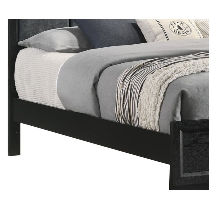 New Classic Furniture Obsidian Black Queen King Side Rails NCF-B1655-335