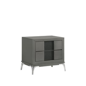 New Classic Furniture Nocturne Slate Gray Nightstand