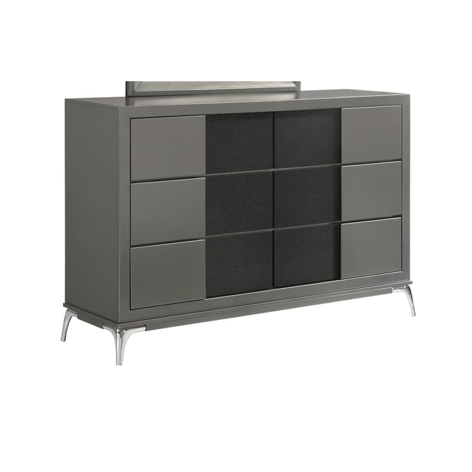 New Classic Furniture Nocturne Slate Gray Dresser NCF-B1684-050