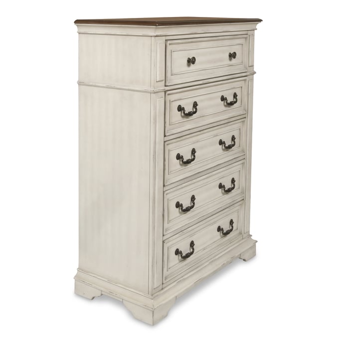 New Classic Furniture Anastasia Antique White Chest NCF-B1731-070