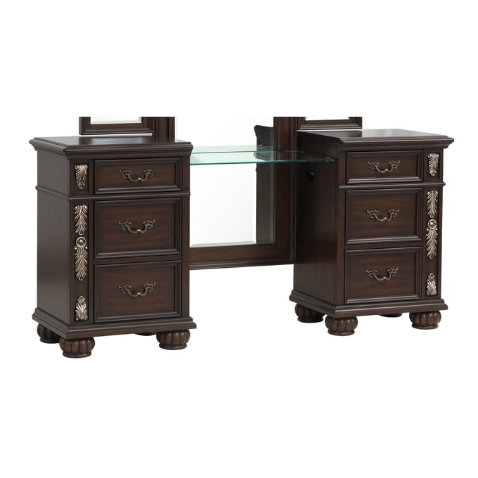 New Classic Furniture Maximus Brown Vanity Table NCF-B1754-090