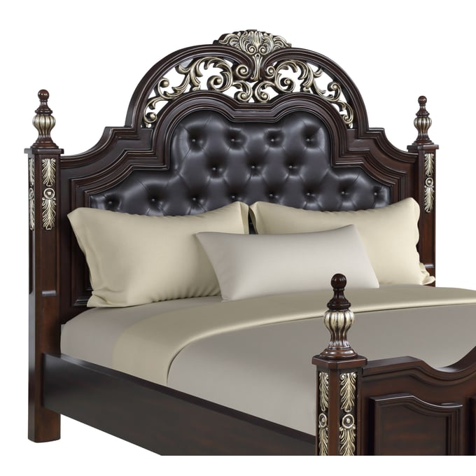 New Classic Furniture Maximus Brown King Cal King Headboard NCF-B1754-110