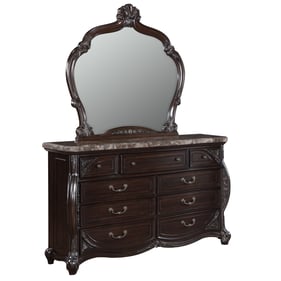 New Classic Furniture Palazzo Marina Brown Dresser And Mirror