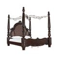 Palazzo Marina Brown King Canopy Bed