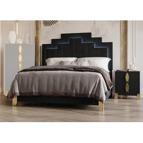 New Classic Furniture Empire Black 2pc Bedroom Set With King Bed