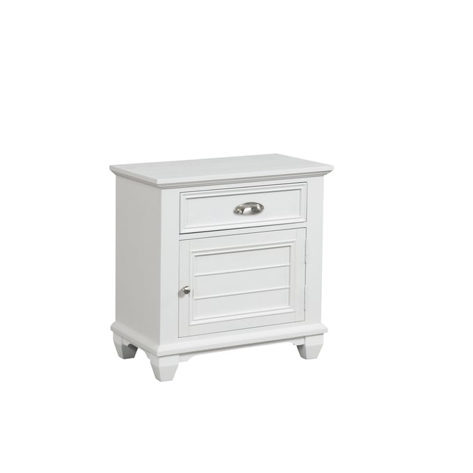 New Classic Furniture Jamestown White Nightstand NCF-B2118-040