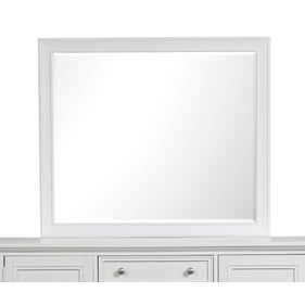 New Classic Furniture Jamestown White Landscape Mirror