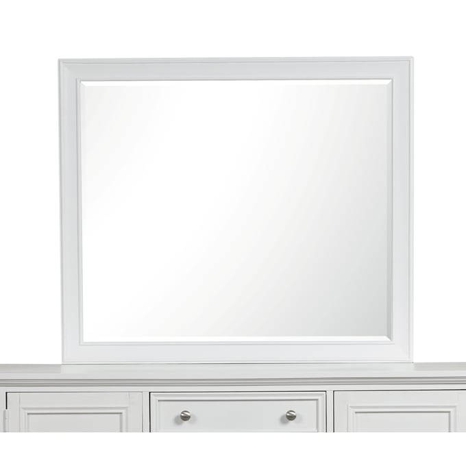 New Classic Furniture Jamestown White Landscape Mirror NCF-B2118-060