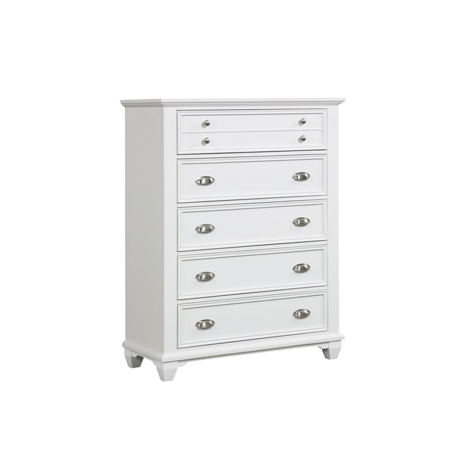 New Classic Furniture Jamestown White Chest NCF-B2118-070