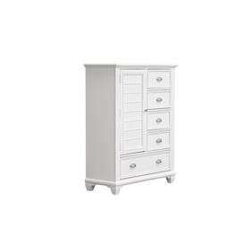 New Classic Furniture Jamestown White Door Chest