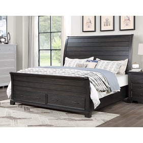 New Classic Furniture Stafford County Walnut King Bed