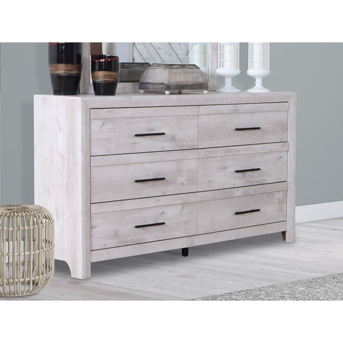 New Classic Furniture Biscayne Driftwood Gray Dresser NCF-B3314-050